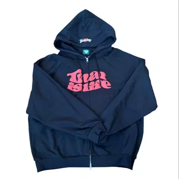 that's life 지퍼 후드티