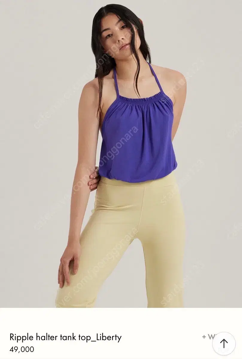 부디무드라 리플 홀터 탱크탑 퍼플 리버티 s | 브랜드 중고거래 플랫폼, 번개장터
