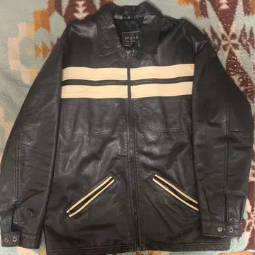Wilson leather 레이싱 가죽 자켓 L