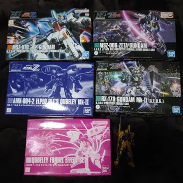 hgucZZ 건담 건담 팀 큐베레이 마크 2 세트 (덤 포함)