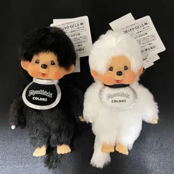 [ 최종 가격 인하 ] 몽치치 COLORS 키링 블랙 화이트 2체 세트