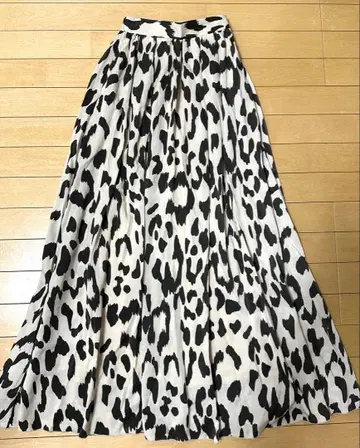 room306CONTEMPORARY 레오파드 무늬 롱 스커트