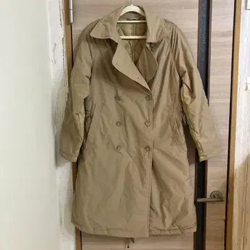 Style Ravie 트렌치 퀼팅 다운 롱 코트 9호