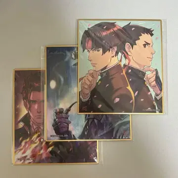 대역전재판 카즈야 카키오로시 미니 색지 전 3종