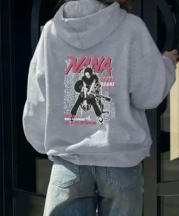 NANA 그레이 후드티 트레이닝복 애니메이션
