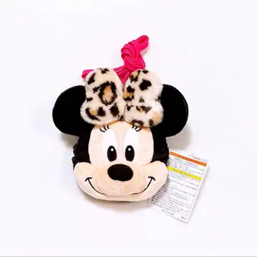 디즈니 미니 레오파드 무늬 표범 무늬 코인 케이스