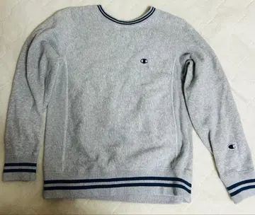 Champion 그레이 크루넥 트레이닝복 S 스몰