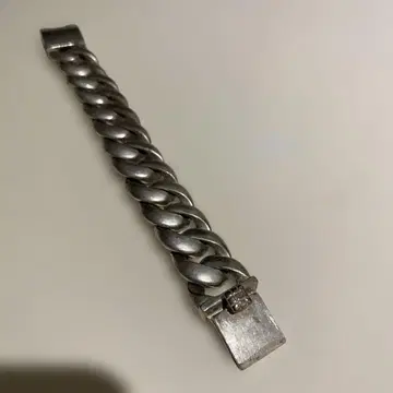 실버 925 뜨개질 체인 팔찌