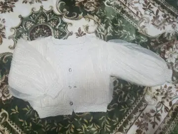 [ 새상품 ] SNIDEL 퍼프 슬리브 니트 가디건