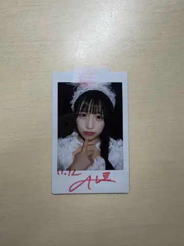 MEGAFON 호시노 아미 동명반 투어 폴라로이드 사인 포함