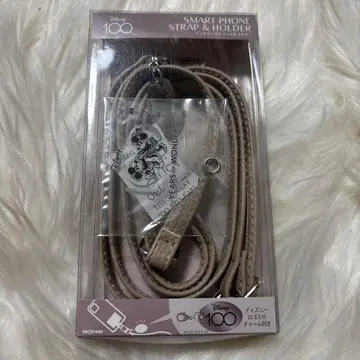 디즈니 100주년 한정판 디자인 스마트폰 스트랩 스트랩 홀더 포함