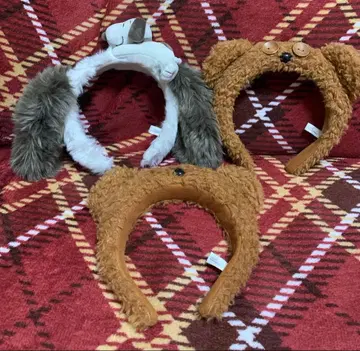 3종 세트 USJ 머리띠 스누피 팀