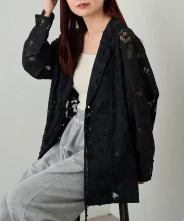 [ 미사용 새상품 ] kastane 카스타네 리버서블 퀼팅 레이스 자켓