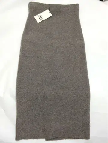 [ 미사용 ] ZARA 브라운 울 롱 타이트 스커트