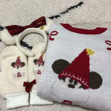 릴린린 스웨터 머리띠 미튼 크리스마스 2025