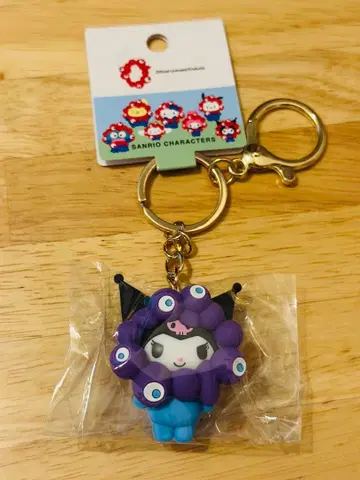 산리오 미야쿠미야쿠 입체 마스코트 컬러 키링 쿠로미