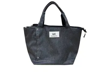 Lee 다크 그레이 토트백