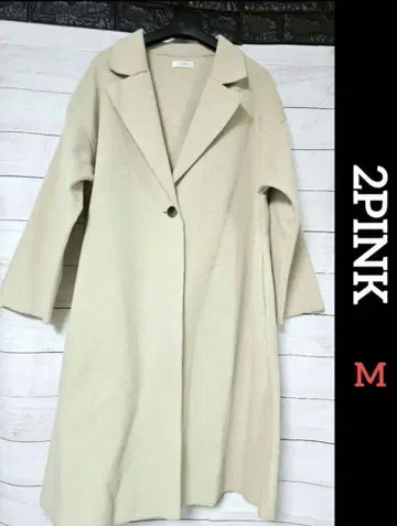 2PINK 체스터 코트 코트 롱 코트 플리스풍