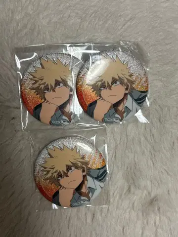 바쿠고 카츠키 캔뱃지 3개 세트