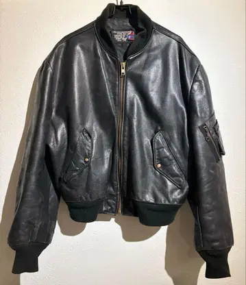 schott ma-1 leather jacket