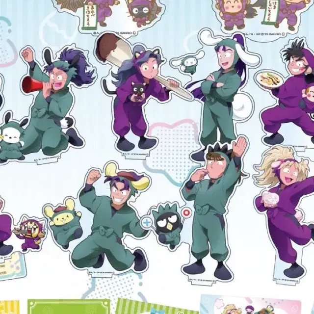 닌타마 산리오 콜라보 아크릴 스탠드 공구