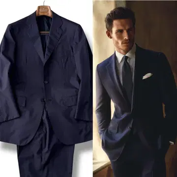 Kiton 키튼 셋업 수트 14미크론 네이비 M~L 사이즈