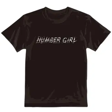 [ 미착용 새상품 ] NEW NUMBER GIRL T셔츠 블랙 XL