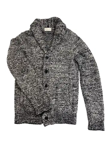 PRINGLE 1815 고급 숄카라 가디건 두꺼운 원단 니트 M