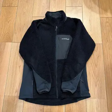 mont-bell 플리스 자켓 블랙 크리마에어 L 사이즈