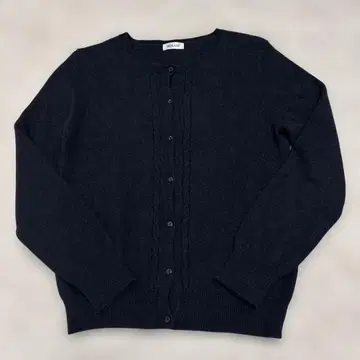 [ ROSAM ] 캐시미어 100% 가디건 M 블랙