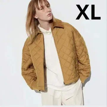 유니클로 C 퍼프 테크 블루종 XL 퀼팅