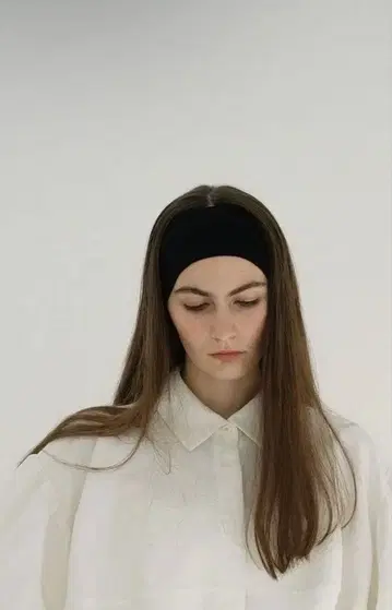 CLANE 니트 헤어 밴드 블랙