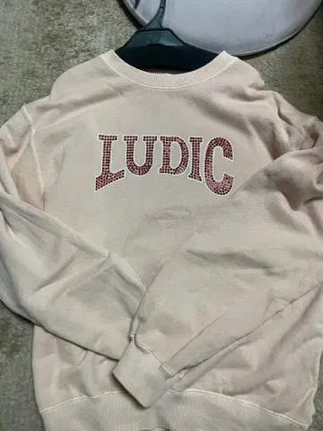 SNIDEL LUDIC 로고 맨투맨 핑크 ONE SIZE