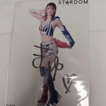 이와타니 마유 친필 사인 STARDOM 시대
