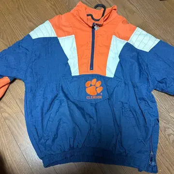 CLEMSO 하프 지퍼 나일론 자켓