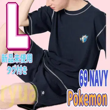 GU 라운지 세트 포켓몬 네이비 L 사이즈 Pokemon 지유