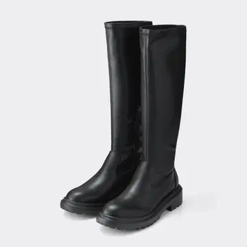 지유 울트라 스트레치 롱 부츠 블랙 L