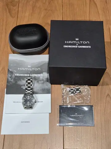 해밀턴 엔지니어드 가먼츠 카키 티타늄 HAMILTON 한정판