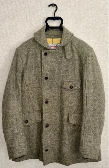 투모로우랜드 해리스 트위드 울 자켓 코트