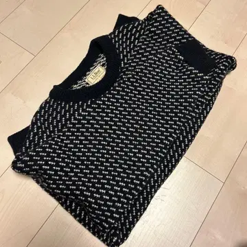 80s 노르웨이산 L.L.Bean 버즈아이 니트