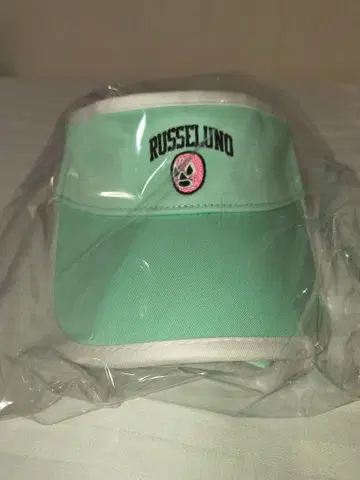 RUSSELUNO 민트 그린 캡 선바이저