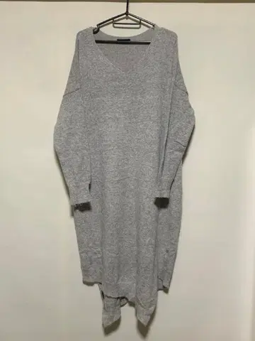 [ 새상품급 ] be effortless chic 그레이 니트 롱 원피스