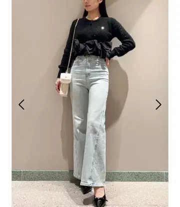 [ SNIDEL ] Sustainable 스트레치 플레어 데님 팬츠