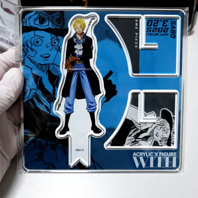 미개봉) 원피스 2025년 사보 디오라마 X 아크릴 스탠드 버스데이 생일