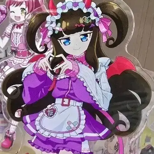 프리파라 하트데비데비 아로마 아크릴스탠드