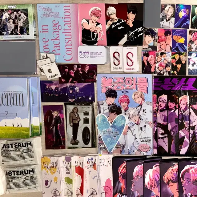 (처분) 플레이브 굿즈 논중화물 아크릴스탠드 포카 응원봉 앨범 노아 예준