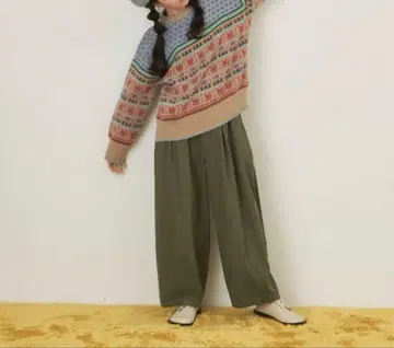 merlot 레트로 스웨터