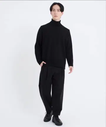 WRAPINKNOT STUDIOUS 별주 기적의 터틀넥 블랙 L