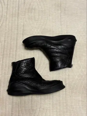 julius 백 지퍼 부츠