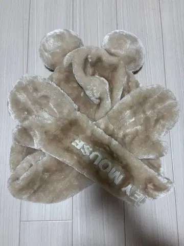 미키마우스 팬 캡 머플러 장갑 베이지
